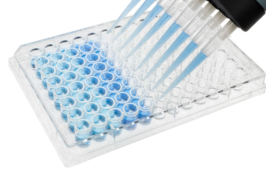 Multiplex enzyme assay test sample