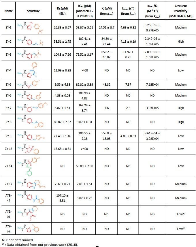 Novel inhibitors uncover new structure–activity relationship patterns
